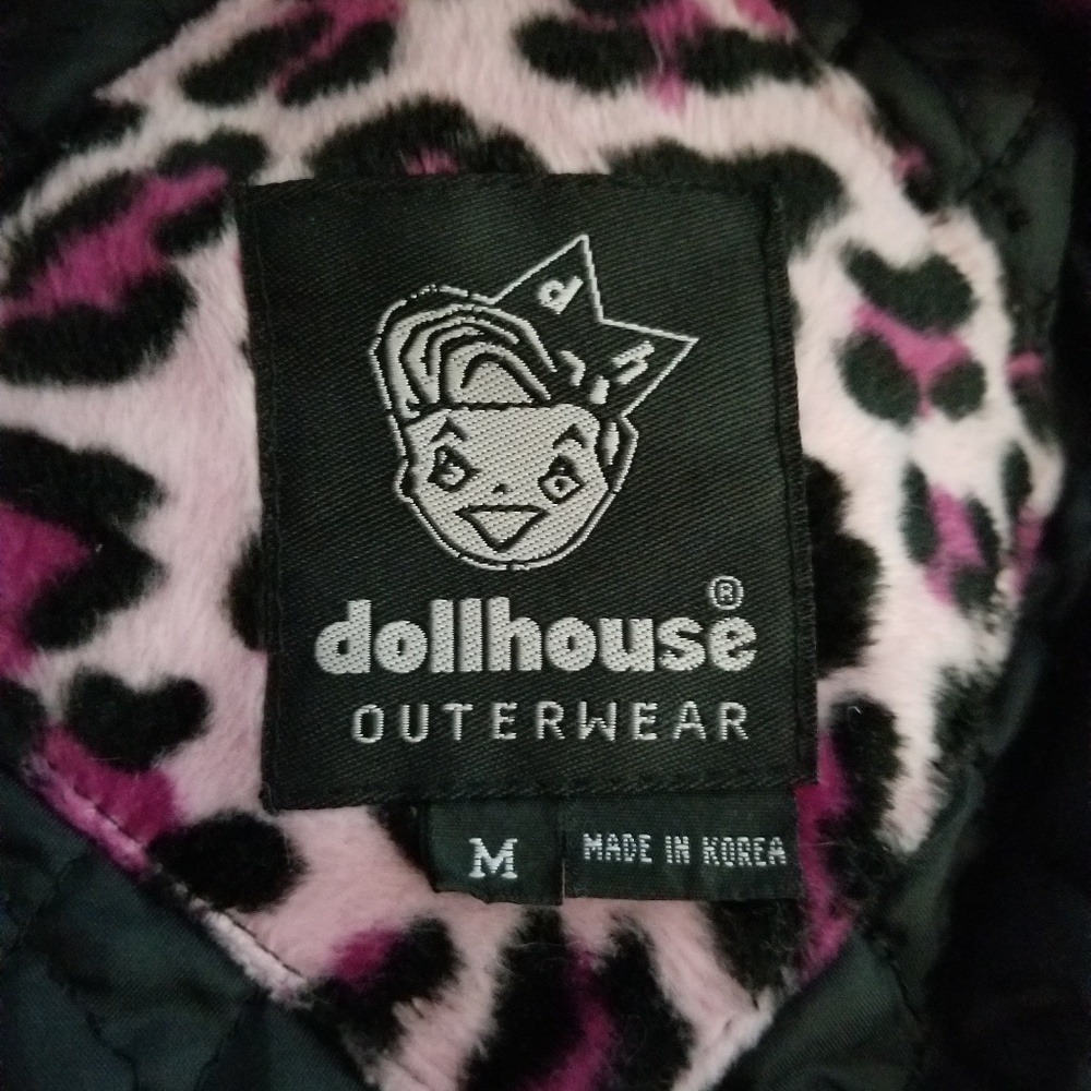 Vintage Dollhouse Outerwear Pink Leopard Jacket - Picture 7 of 7